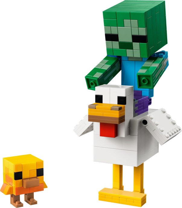Set LEGO Minecraft 21582 Jocheul de pui