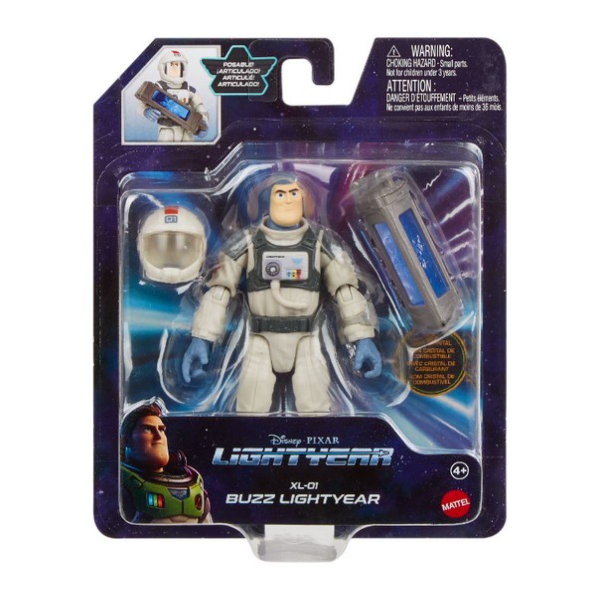 Figurina articulata, Disney Pixar Lightyear, Buzz cu accesoriu, HHJ81