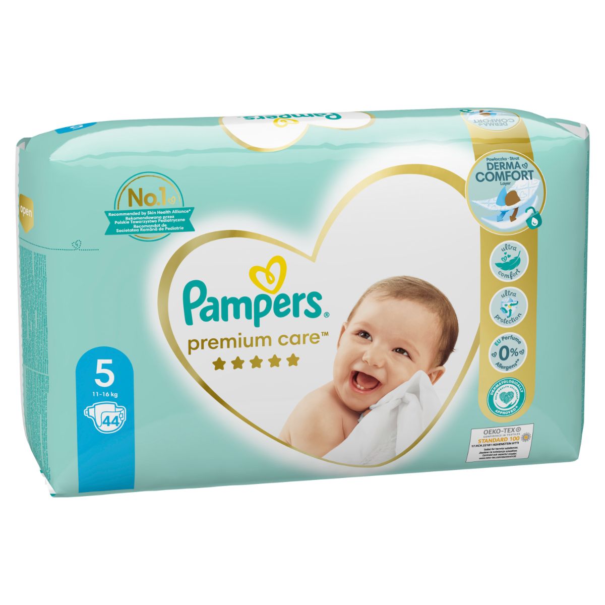 Scutece Premium Care Junior, Pampers, 44 buc