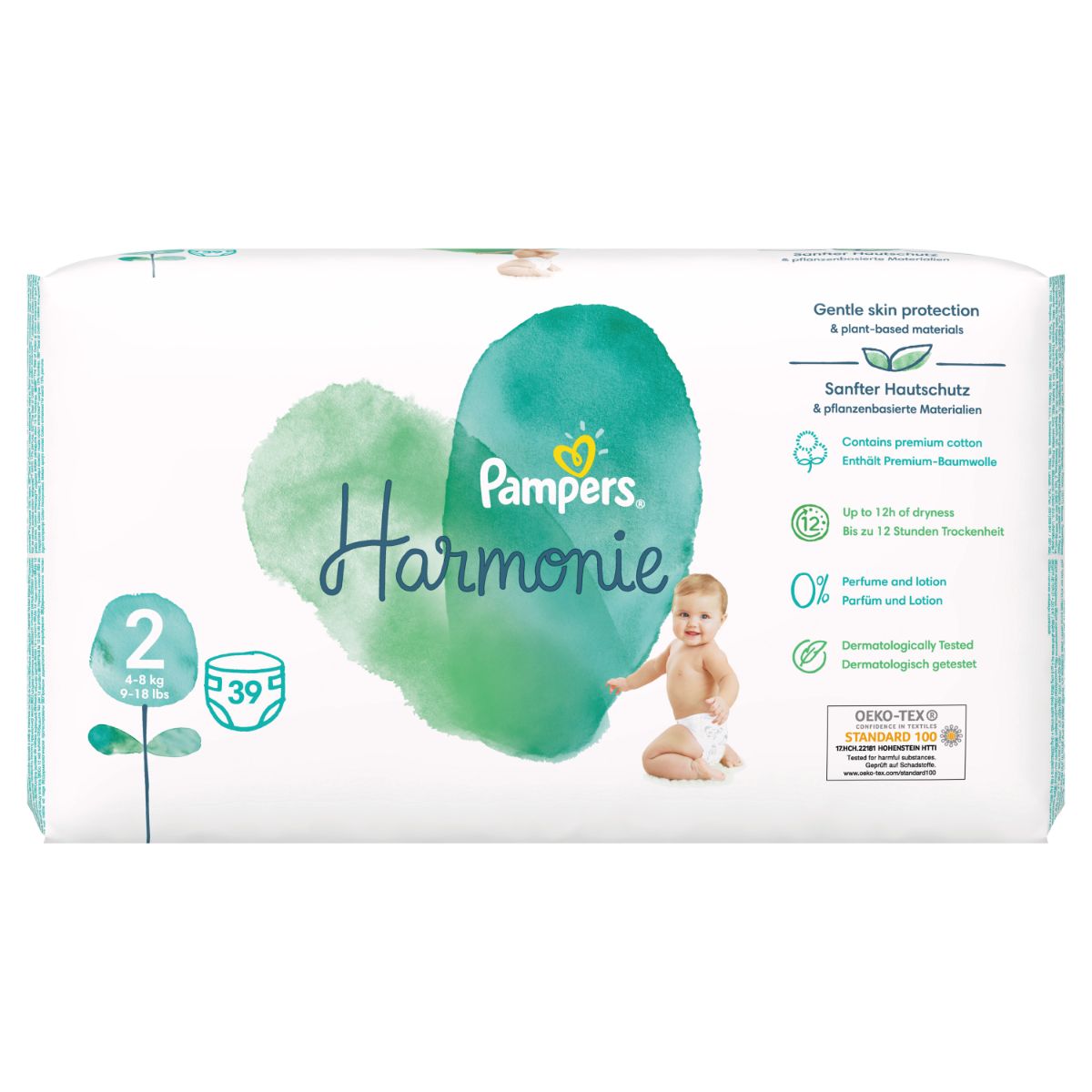 Scutece Pampers Harmonie 2, 39 buc