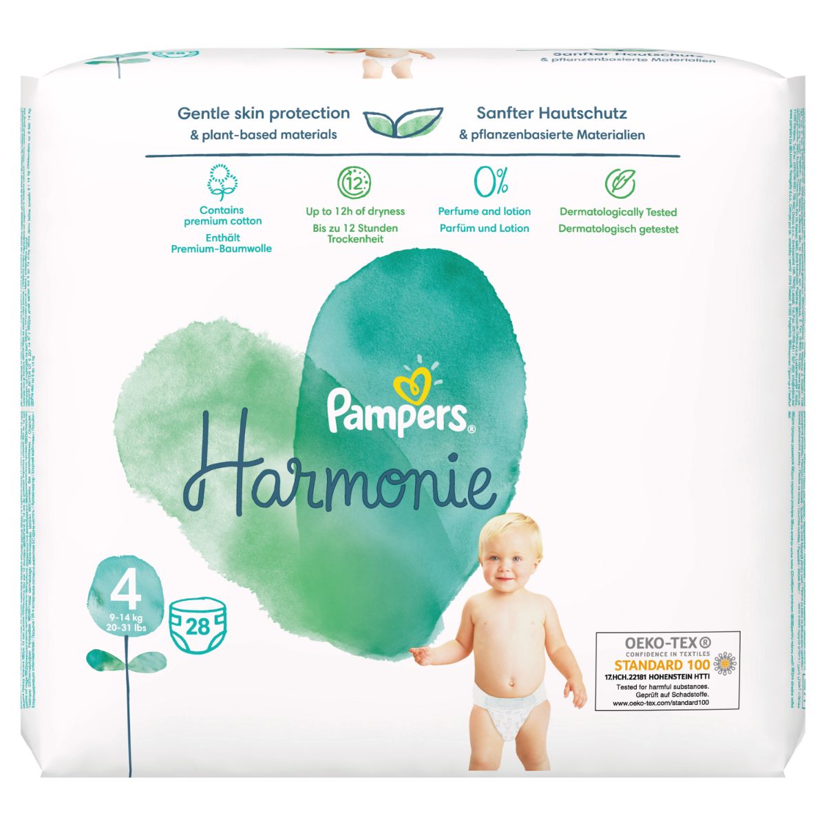 Scutece Pampers Harmonie 4, 28 buc