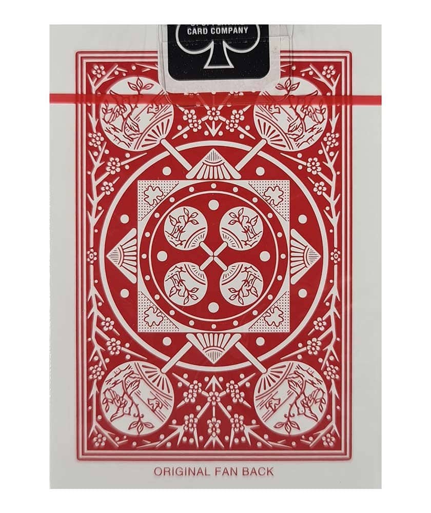 Carti de joc - Tally-Ho Original Fan Back, Red | Bicycle