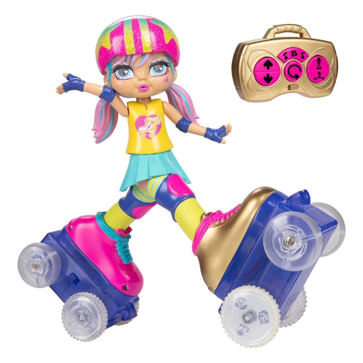 Papusa cu telecomanda, Rock N Rollerskate, Rainbow Riley