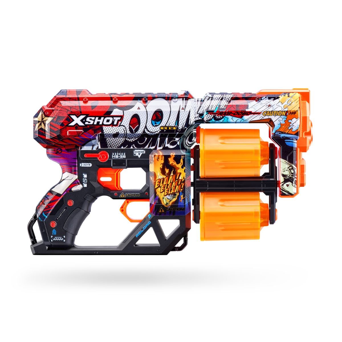 Blaster X-Shot, Excel Skins Dread, BOOM, cu 12 sageti, 36517A