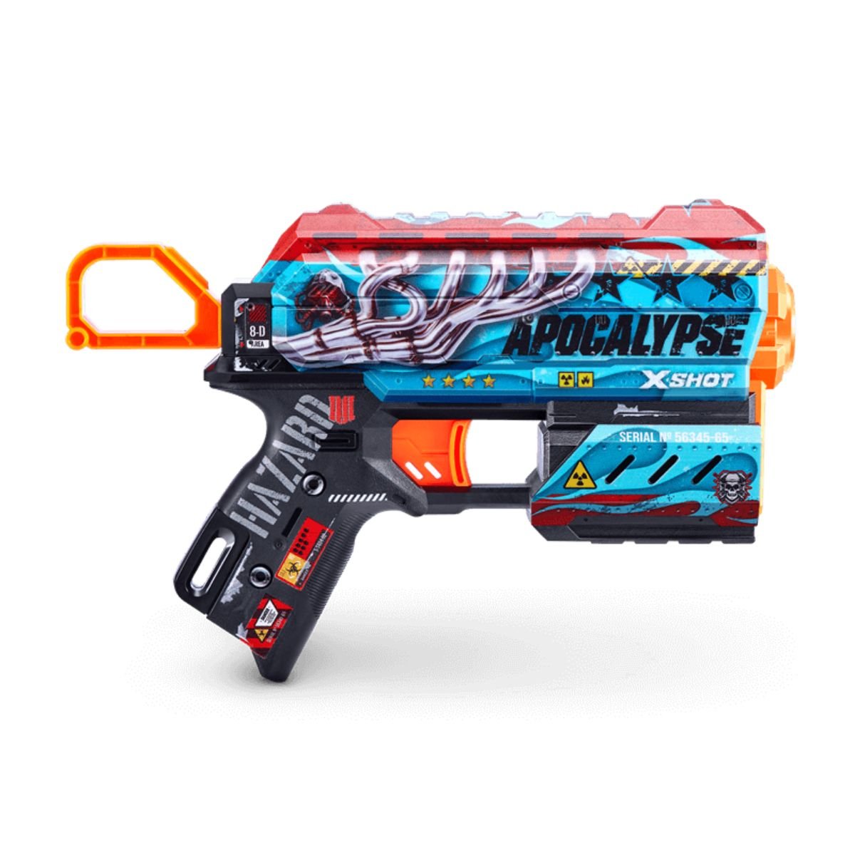 Blaster X-Shot, Excel Skins Flux, Warzone, cu 8 sageti, 36516G