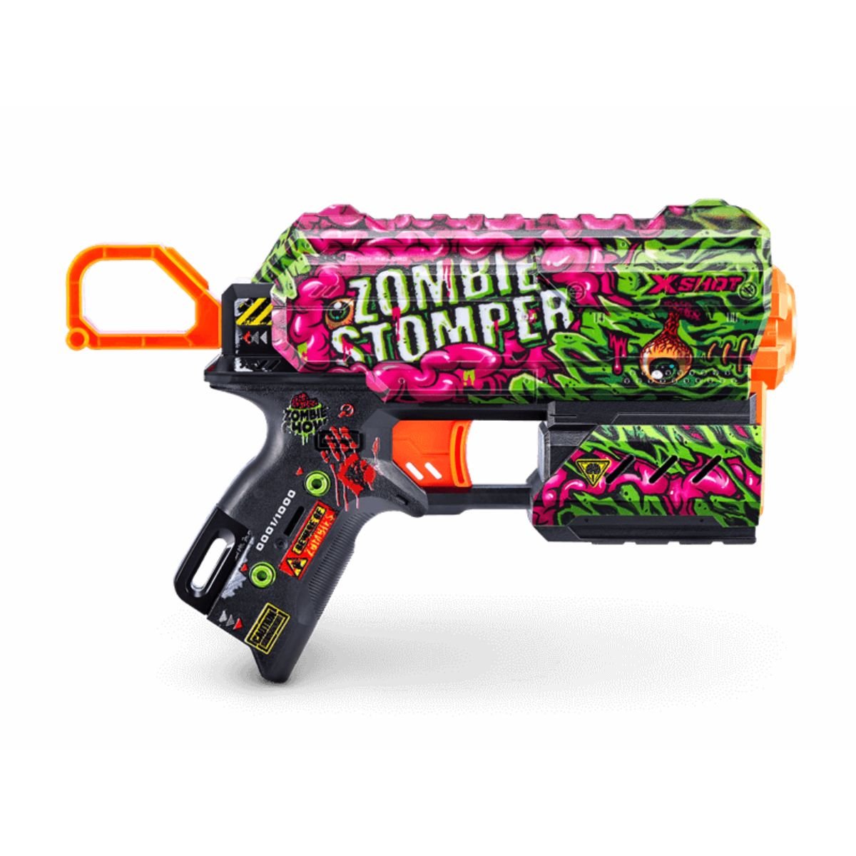 Blaster X-Shot, Excel Skins Flux, Zombie, cu 8 sageti, 36516A