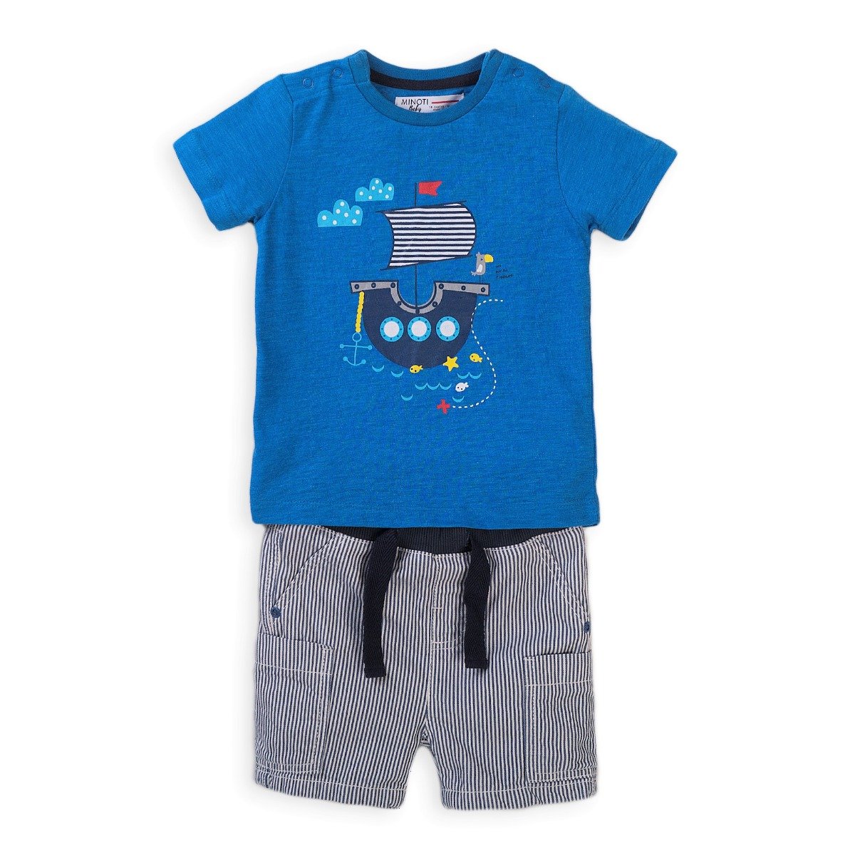 Set tricou si pantaloni scurti Minoti Boat