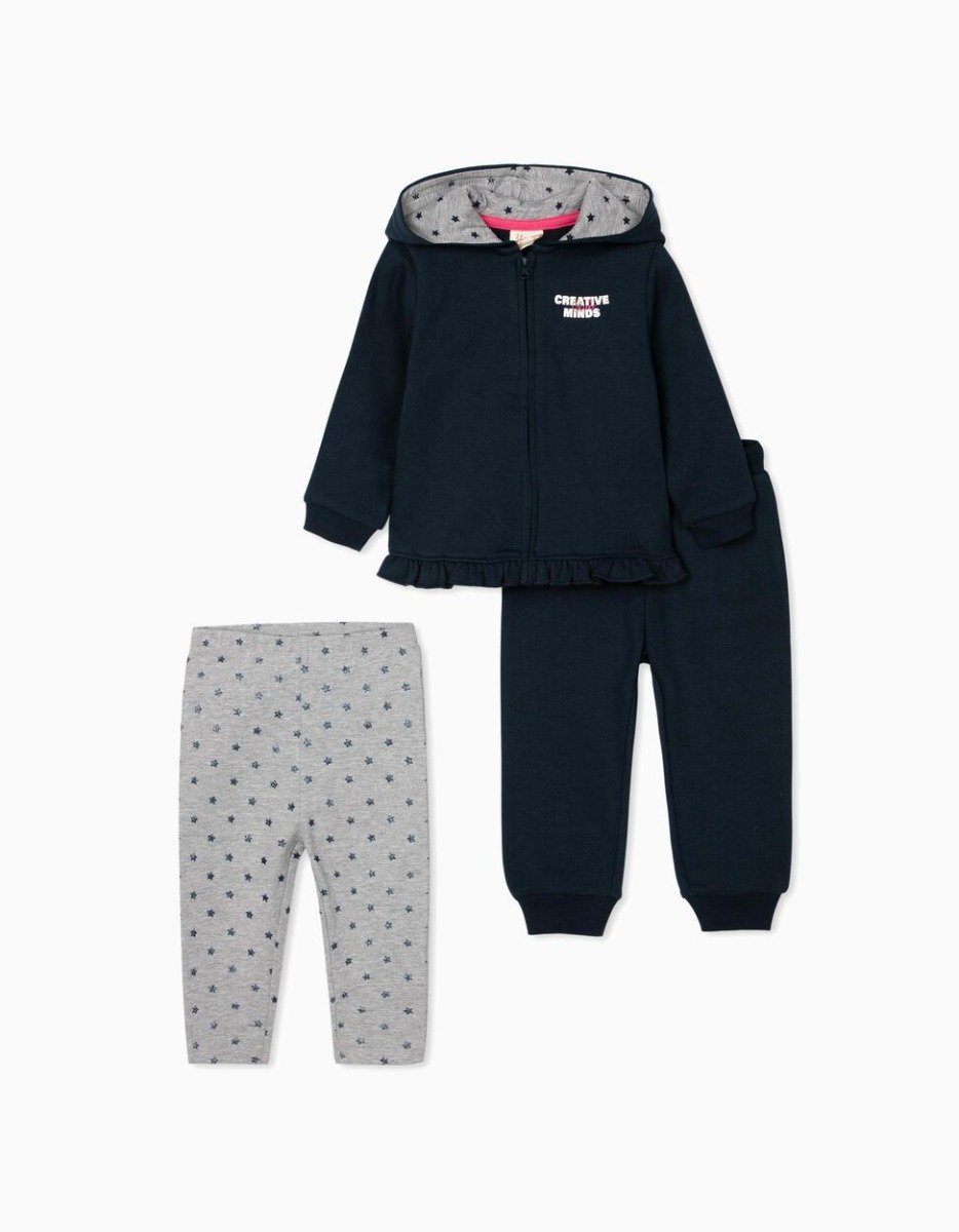 Set bluza si pantaloni sport, Zippy