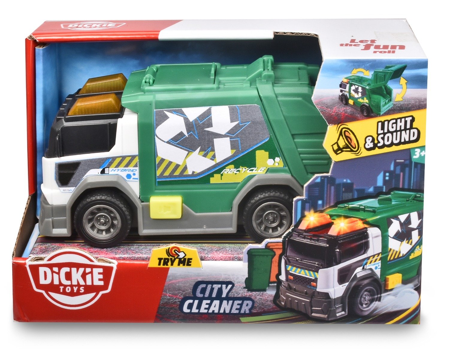 Masina de salubritate cu sunete si lumini, Dickie