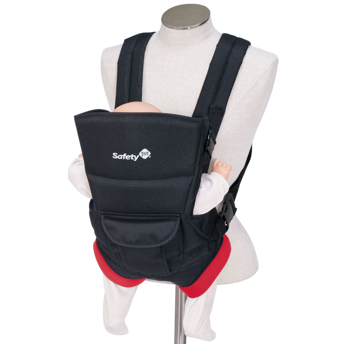 Marsupiu Safety 1St Youmi, 3.5 - 9 Kg, Plain Red