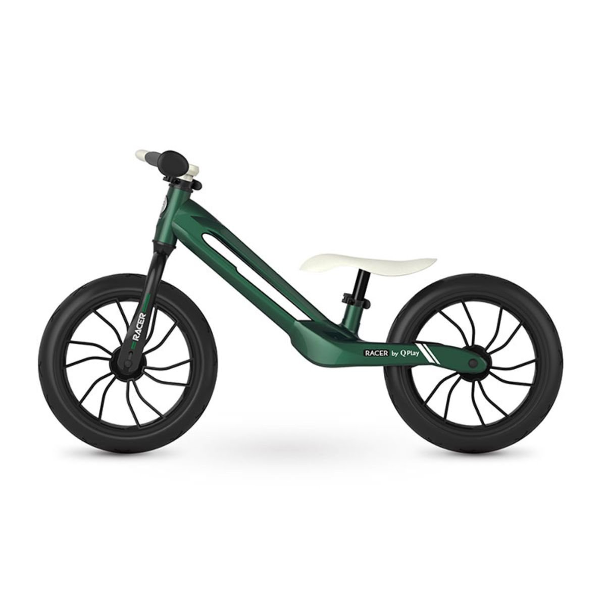 Bicicleta fara pedale DHS Baby Qplay Racer, Verde, 12 inch