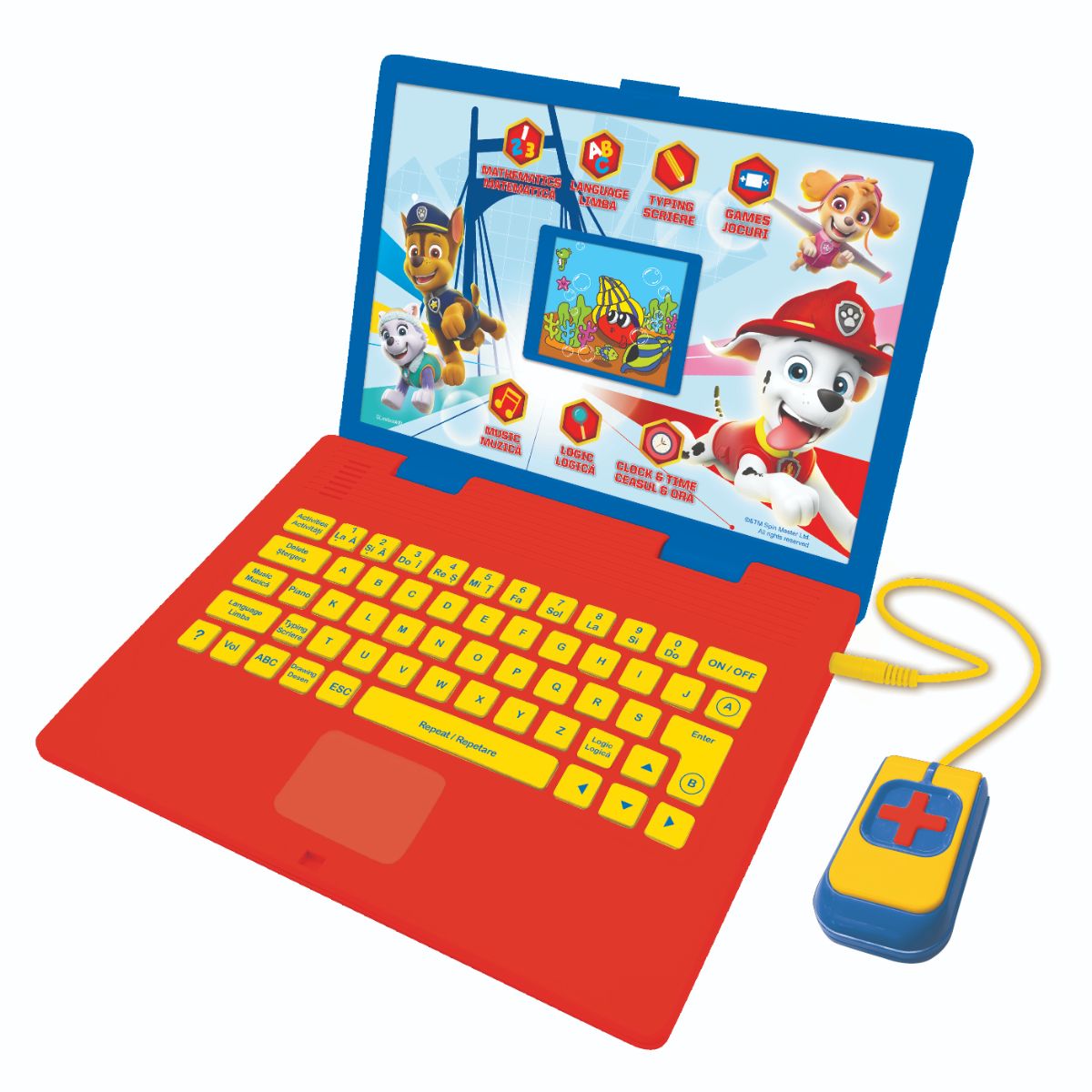 Laptop educational color, Lexibook Paw Patrol, 130 de activitati