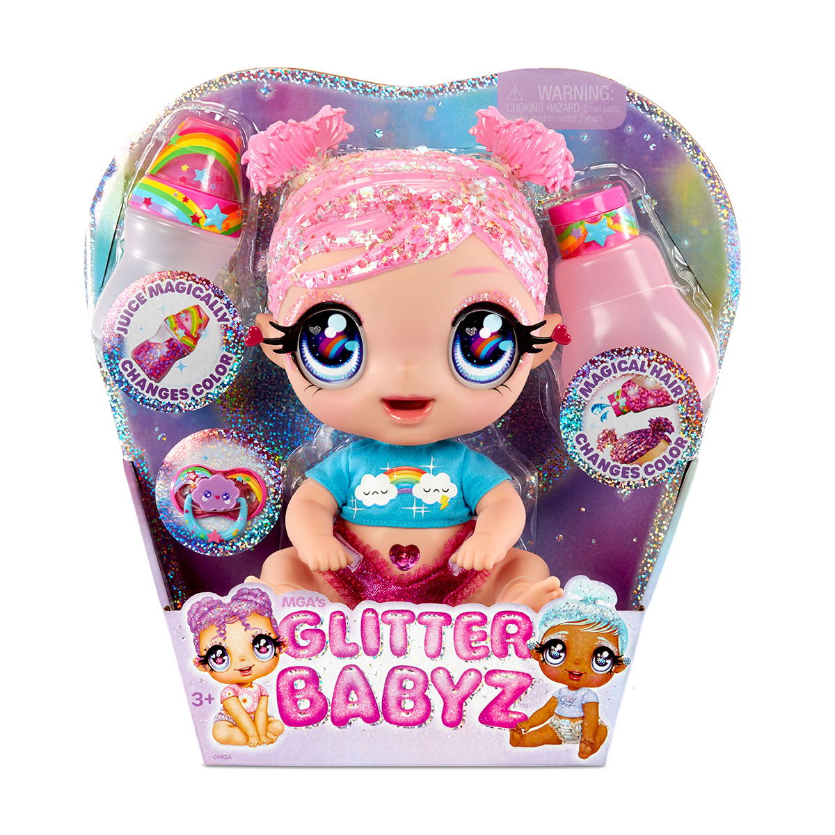 Papusa bebelus Glitter Babyz Dreamia Stardust, 586418EUC
