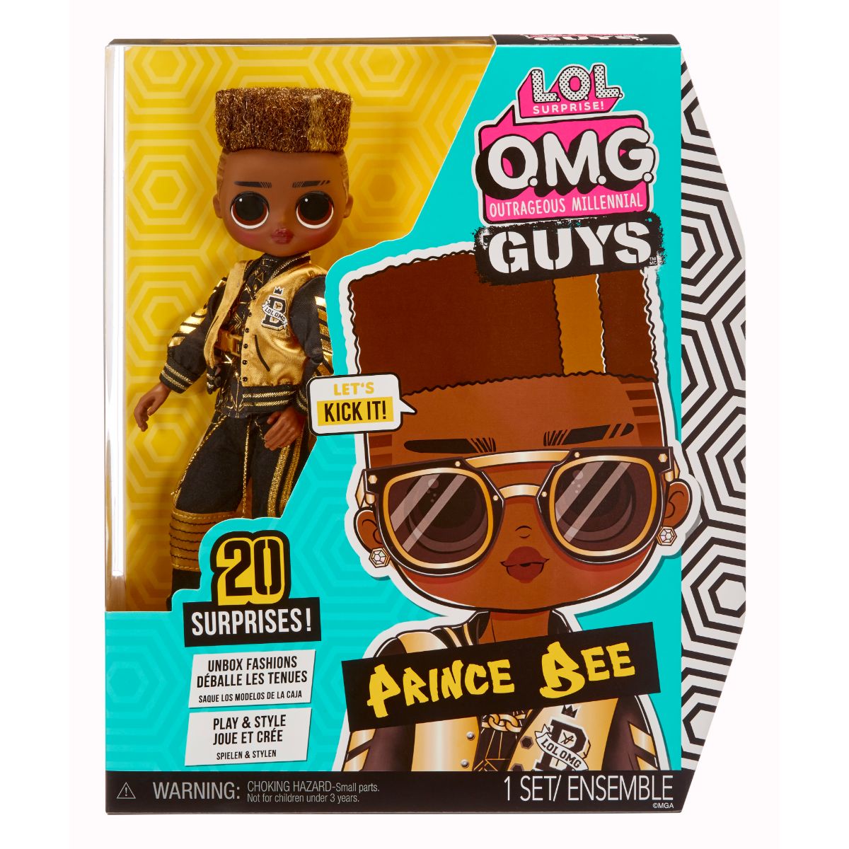 Papusa LOL Surprise OMG Guys, Prince Bee, S2, 20 de surprize