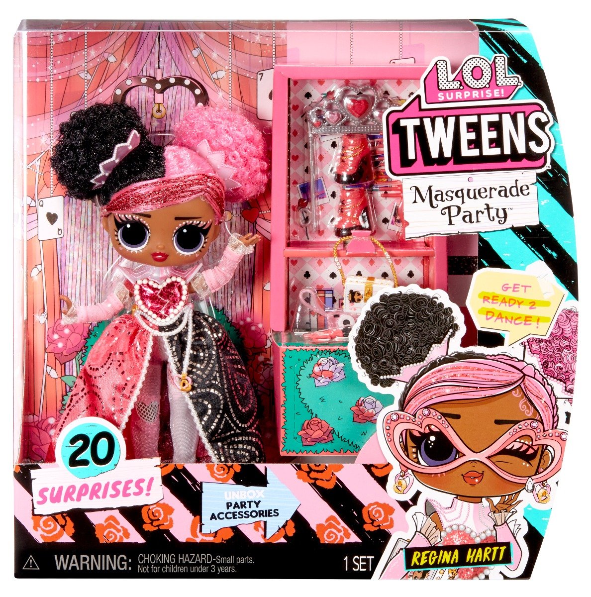 Papusa LOL Surprise Tweens, Masquerade, Regina Hartt, 584124EUC