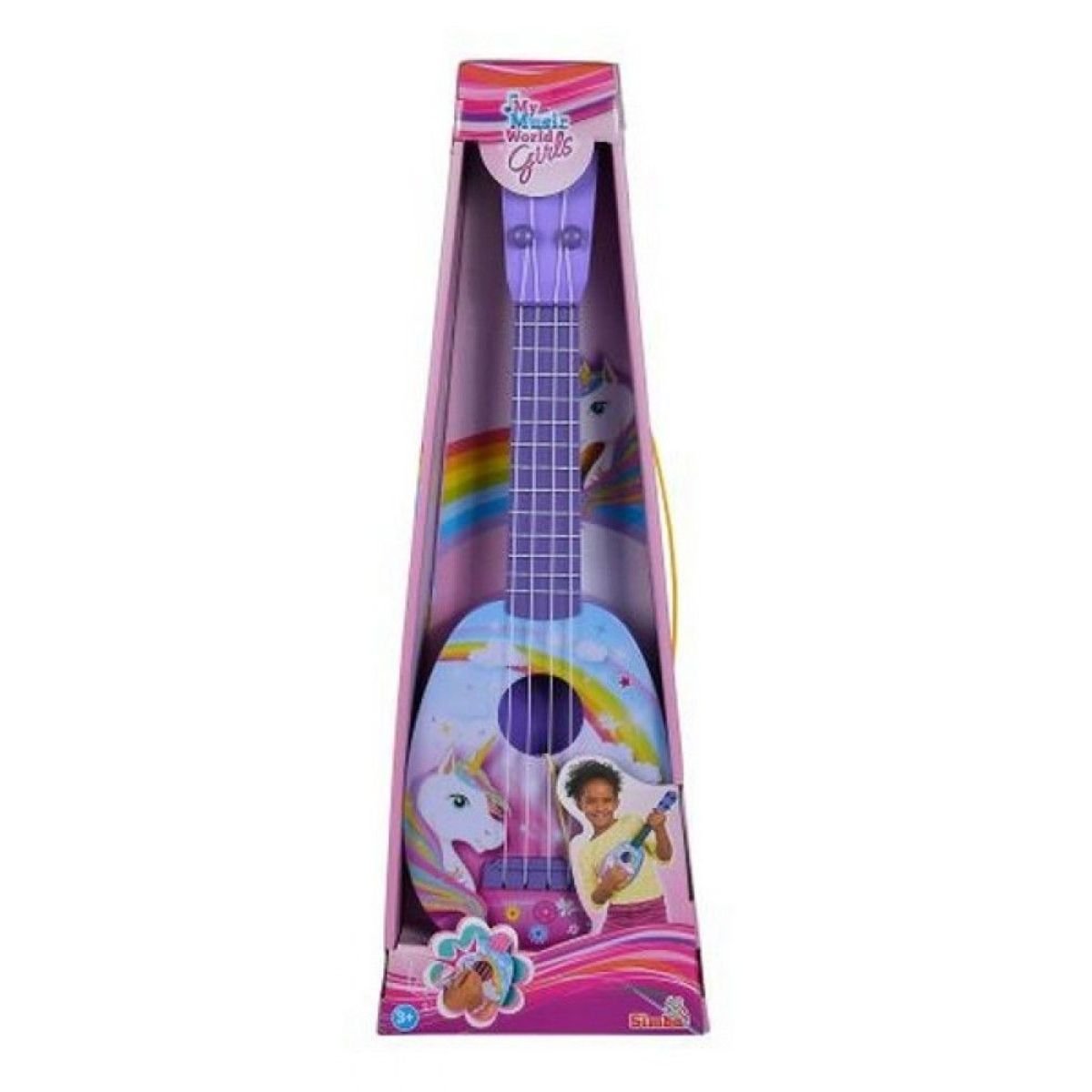 Chitara Ukulele, My Music World, model cu unicorn