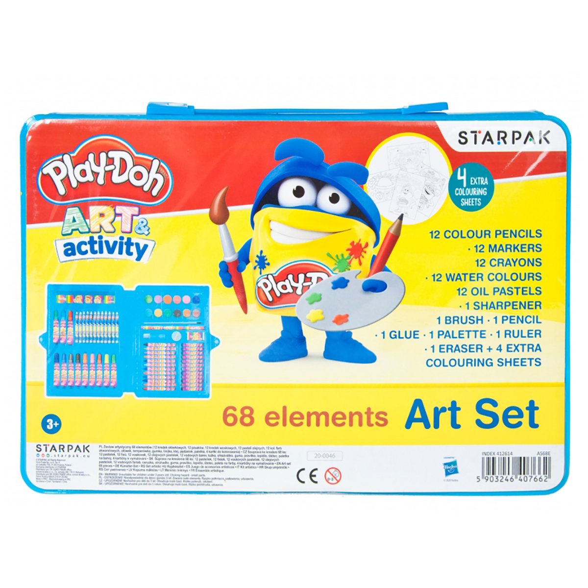 Set de pictura Starpak, Play Doh, 68 piese