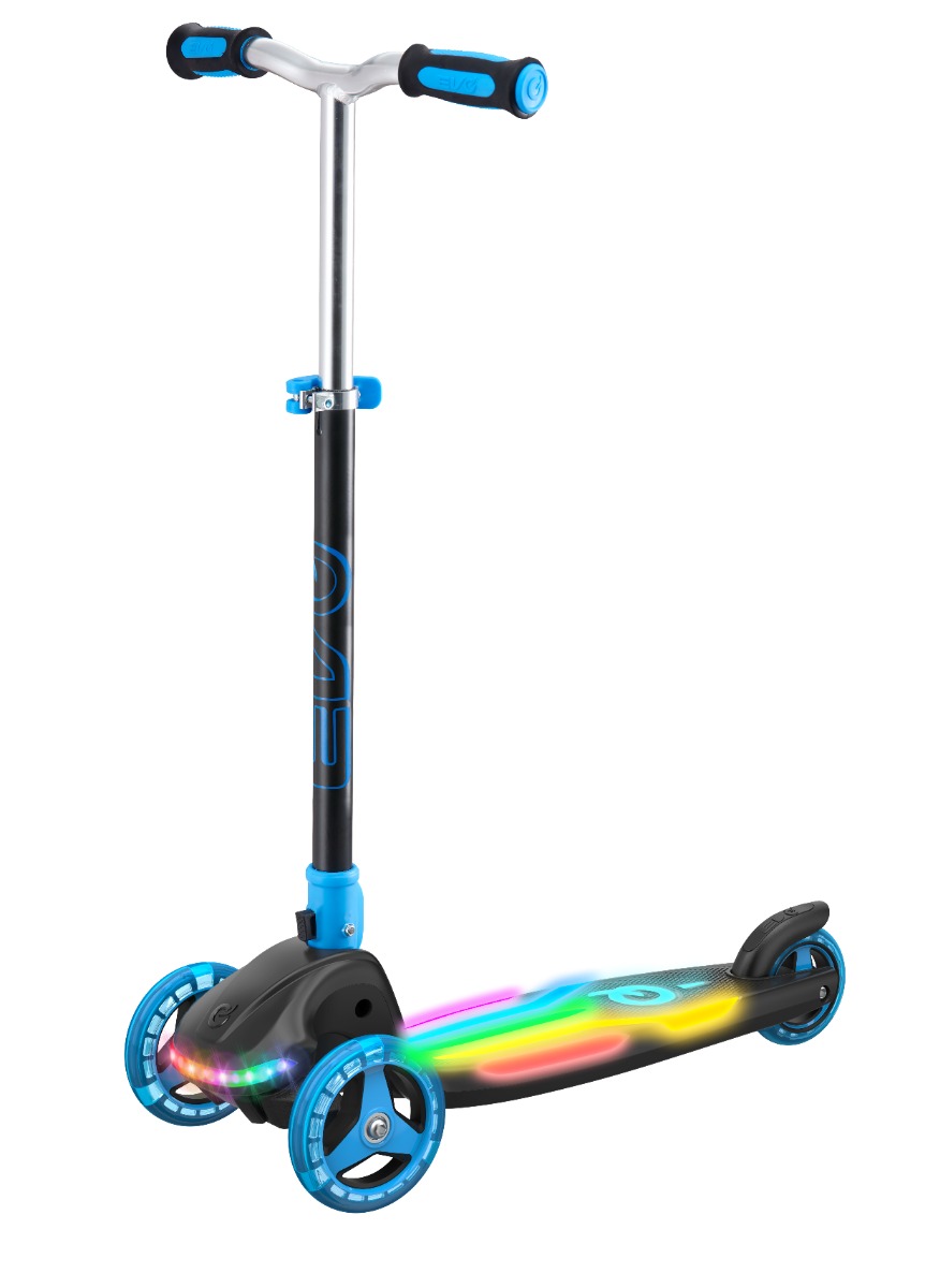 Trotineta pentru copii, Evo, cu 3 roti, Curcubeu