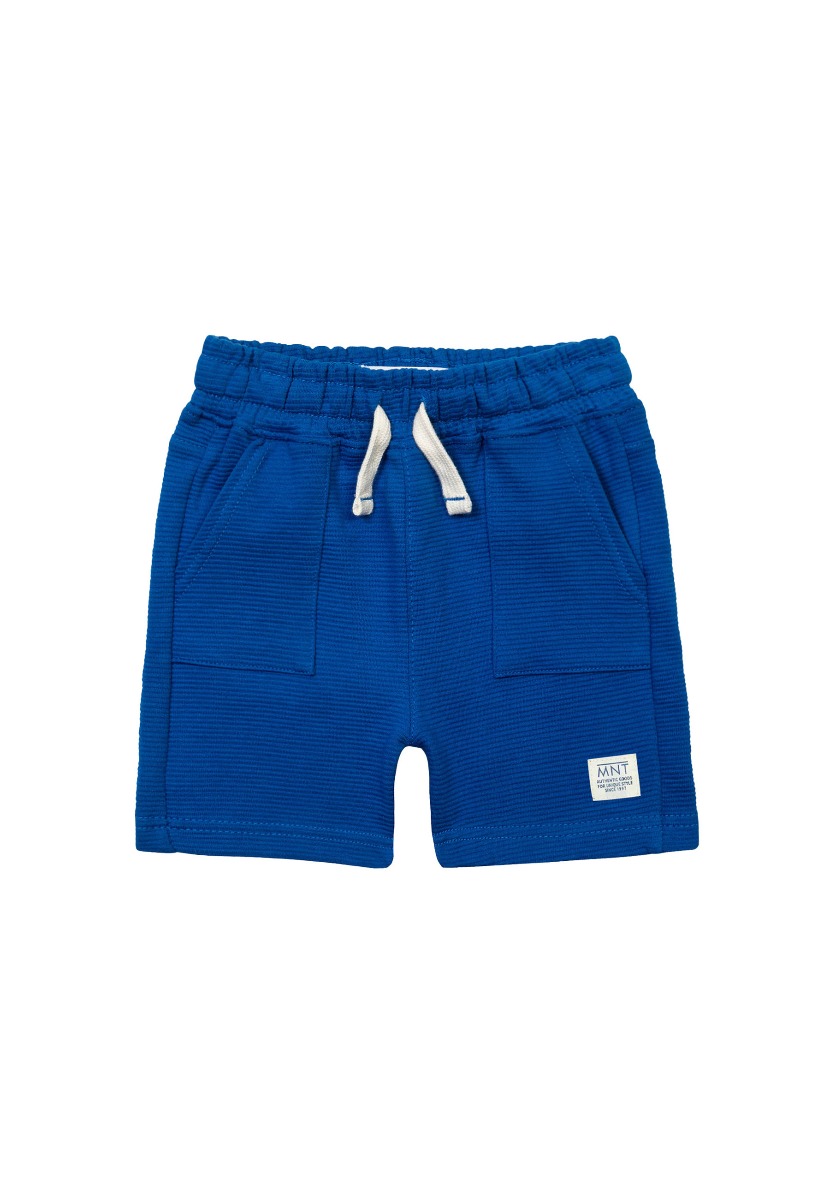 Pantaloni scurti cu talie elastica, Minoti, Albastru