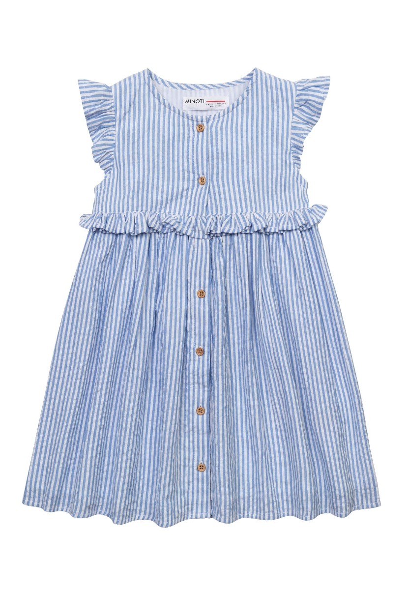 Rochie cu maneca scurta, Minoti, Bleu