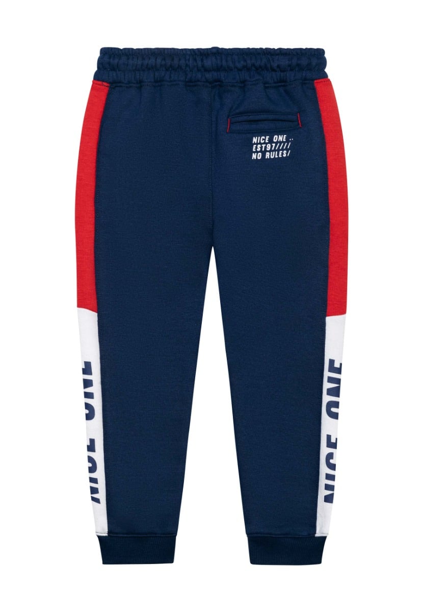 Pantaloni cu talie elastica. Minoti, Nice One, Bleumarin