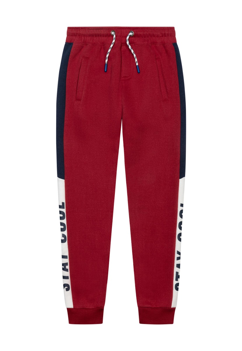 Pantaloni cu talie elastica, Minoti, Stay Cool, Visiniu