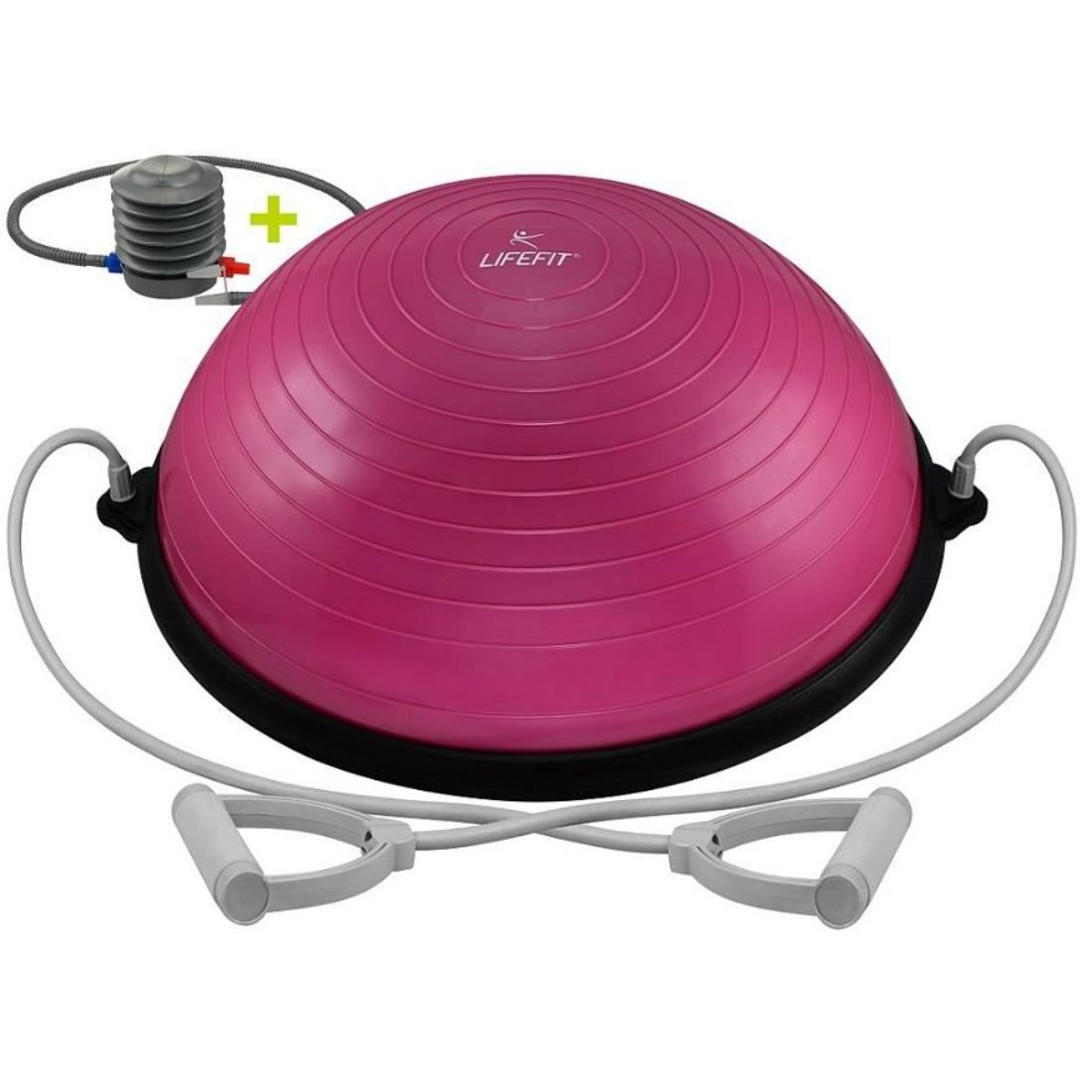 Minge echilibru Bosu Ball DHS, 58 cm, Bordo