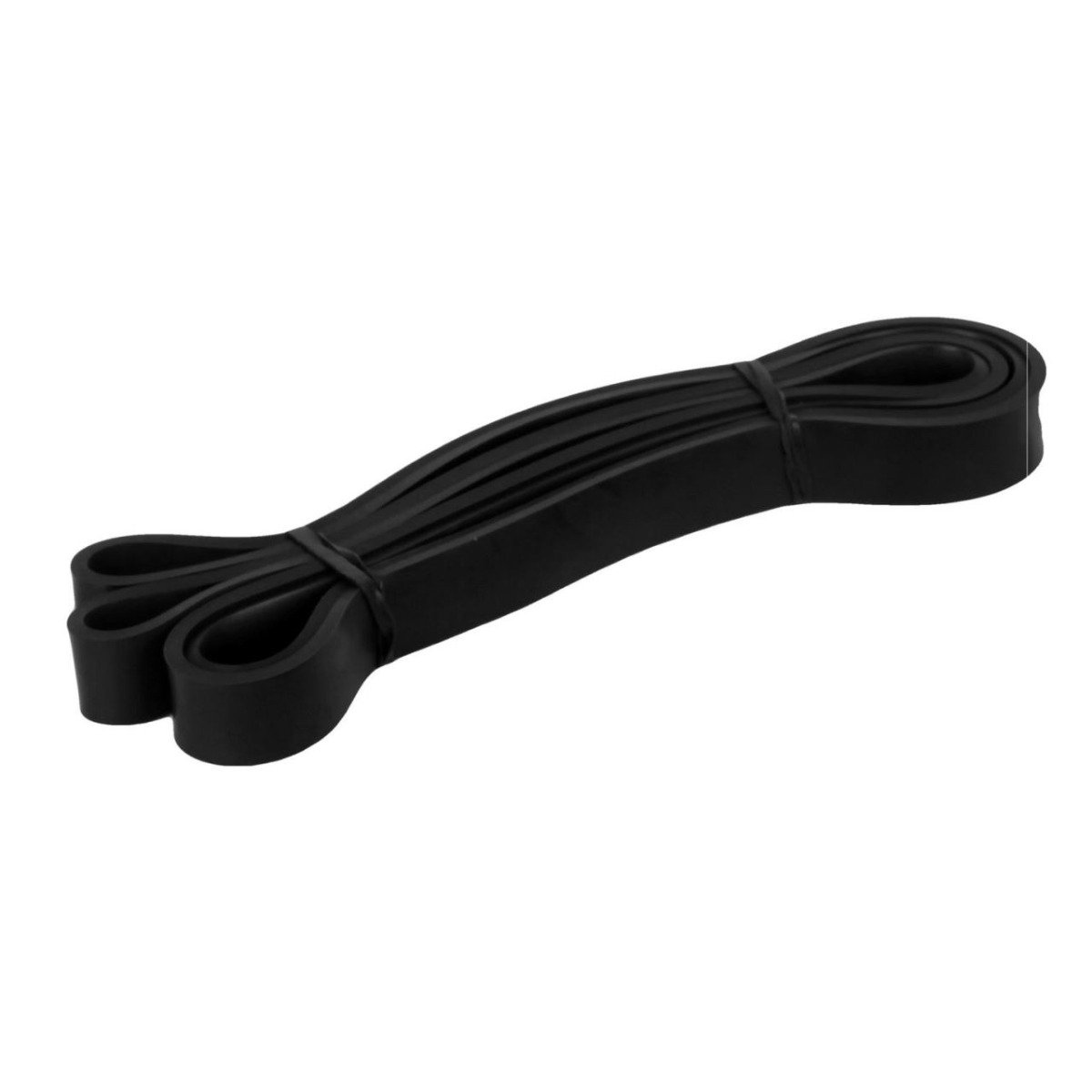 Banda elastica aerobic DHS, Negru, 208 cm, rezistenta opusa 23-56 kg