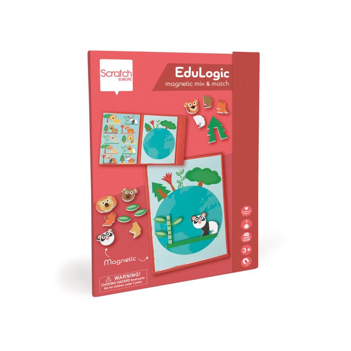 Joc magnetic educativ, Scratch, Lumea Animalelor