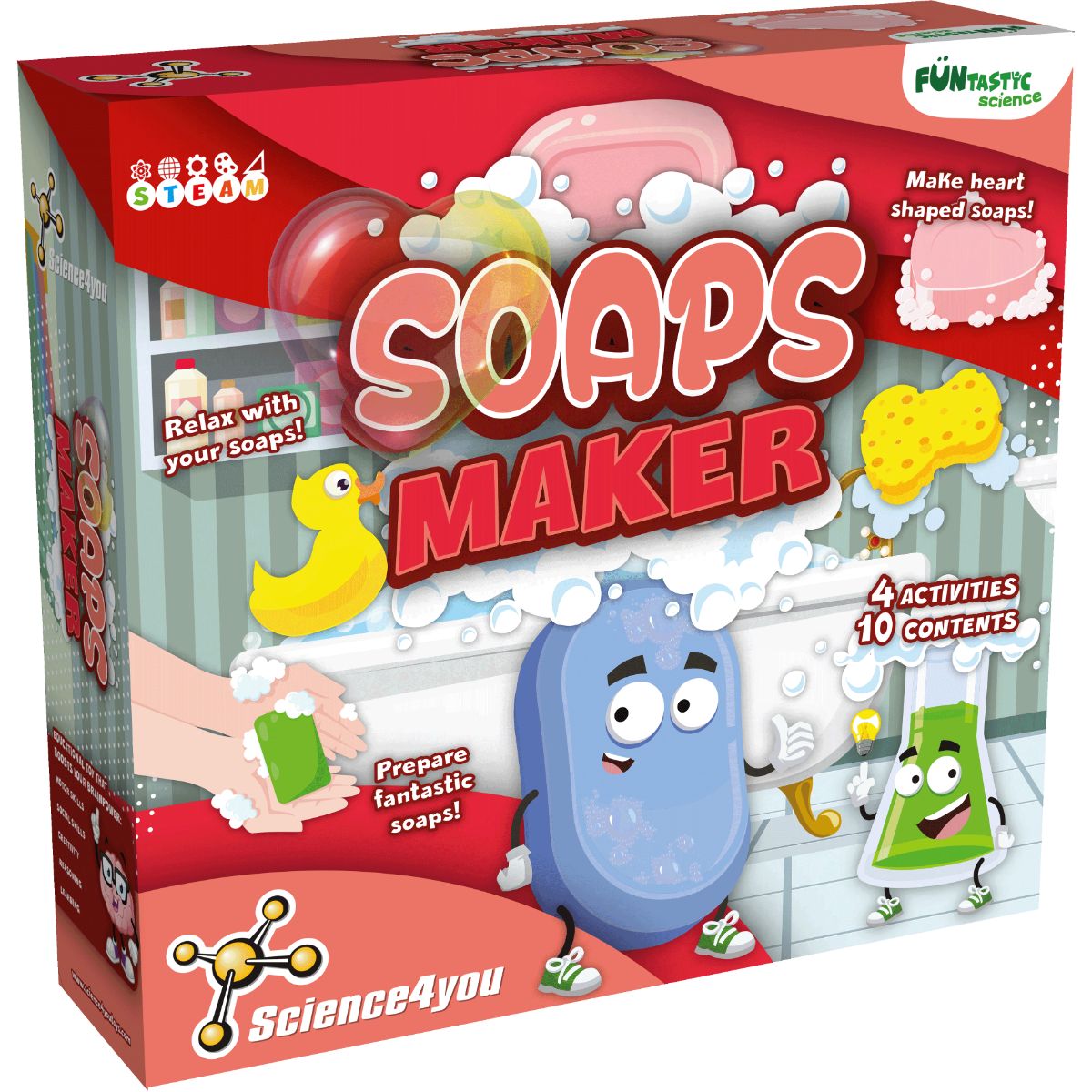 Set de experimente Science4You, Laboratorul de sapunuri