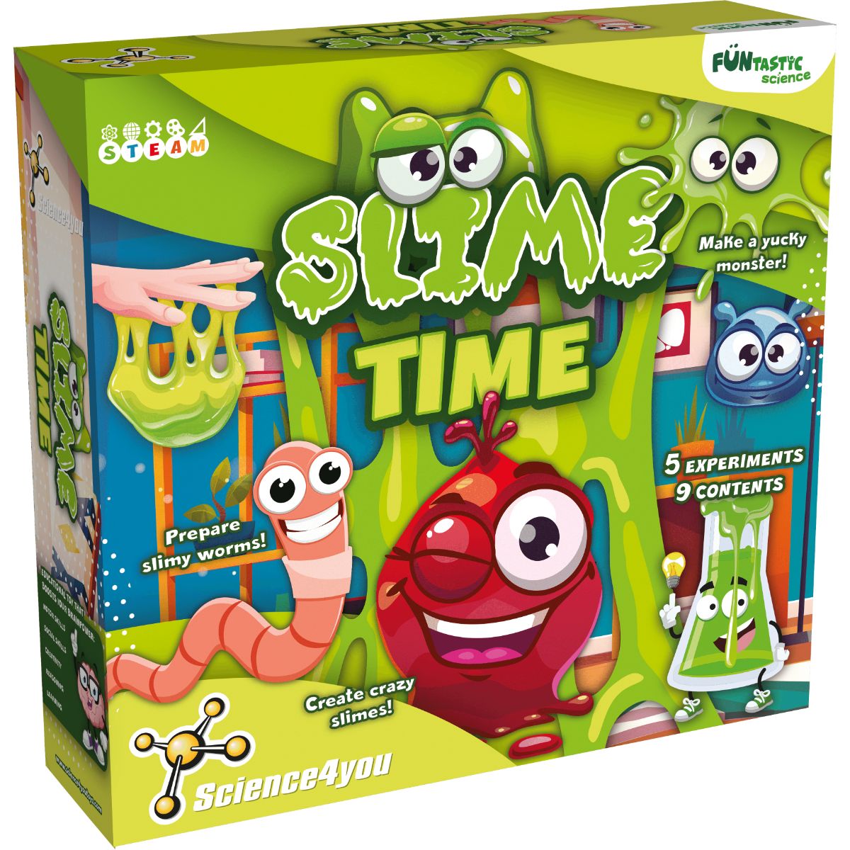 Set de experimente, Science4You, Slime time