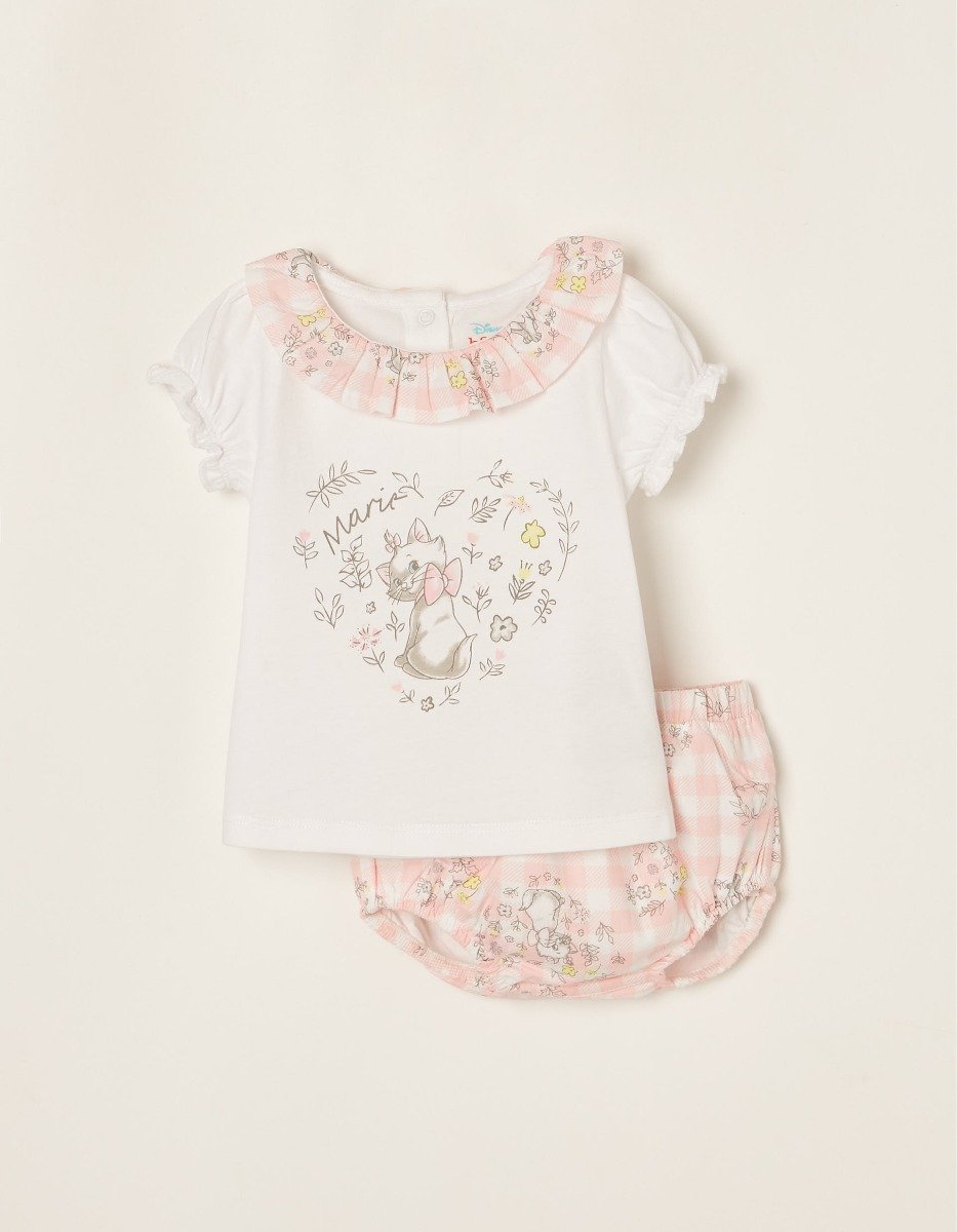 Set tricou cu maneca scurta si pantaloni scurti, Zippy, Aristocats