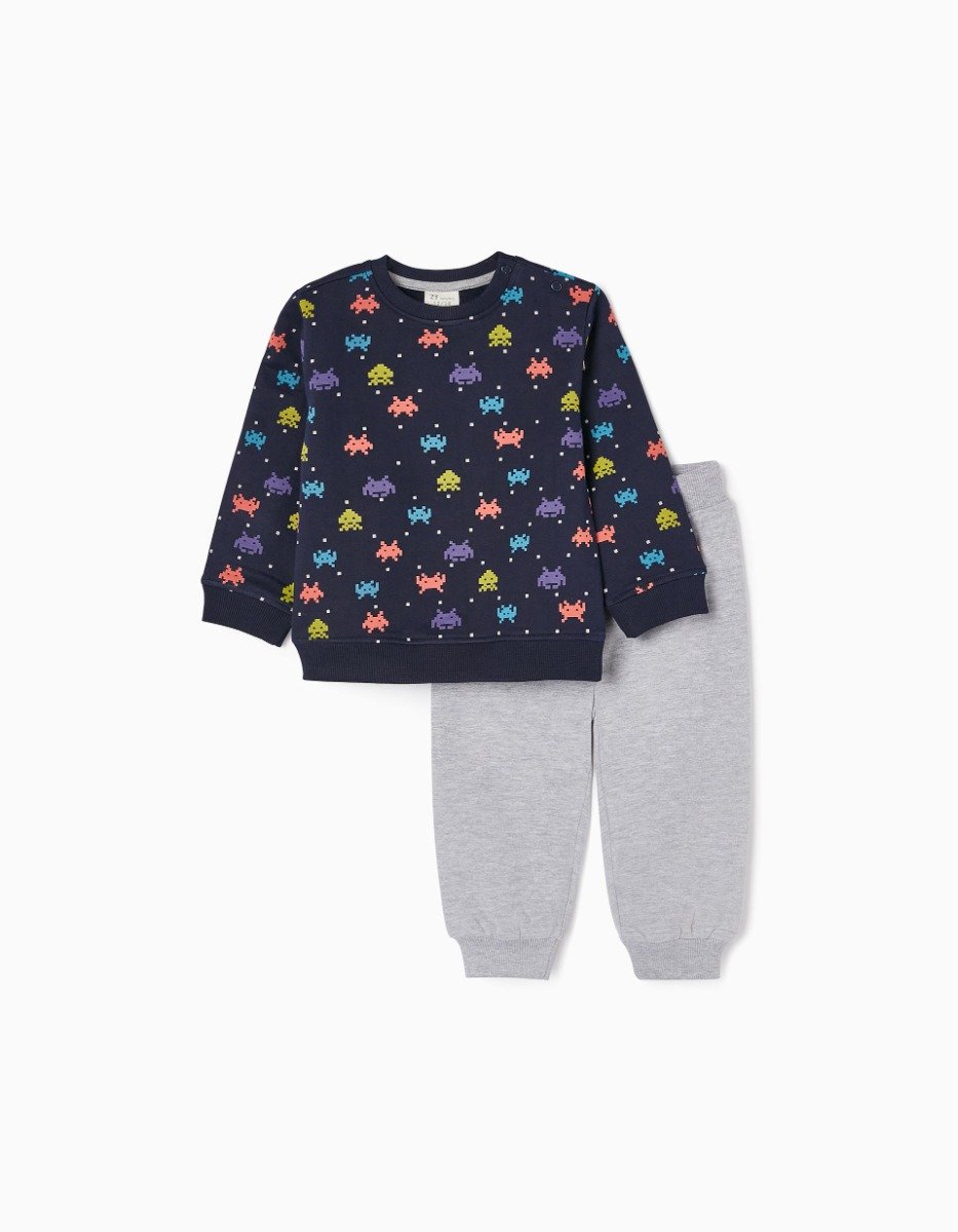 Set bluza cu maneca lunga si pantaloni, Zippy, Ready Player
