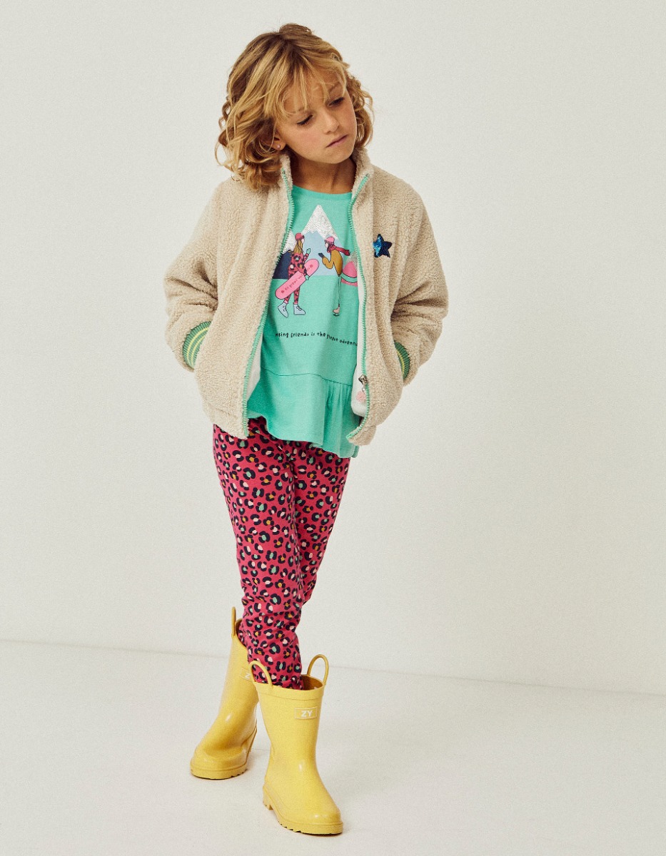 Tricou cu maneca lunga, Zippy, Friendship, Verde