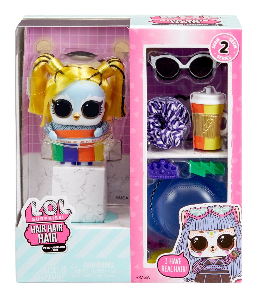 LOL Surprise Hair Hair Hair Pets, S2, Rappakeet