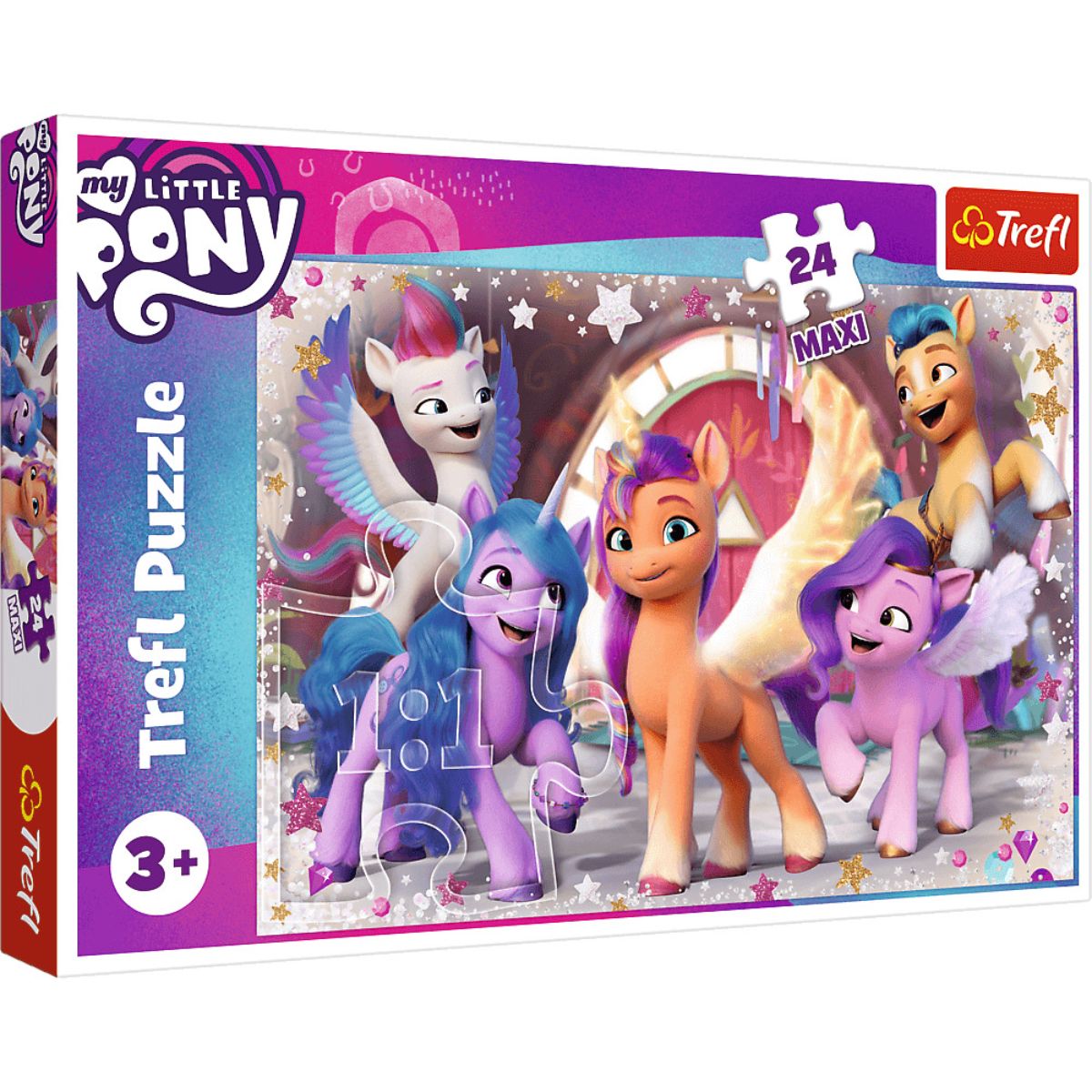 Puzzle Trefl Maxi 24 piese, Bucuria poneilor, My Little Pony