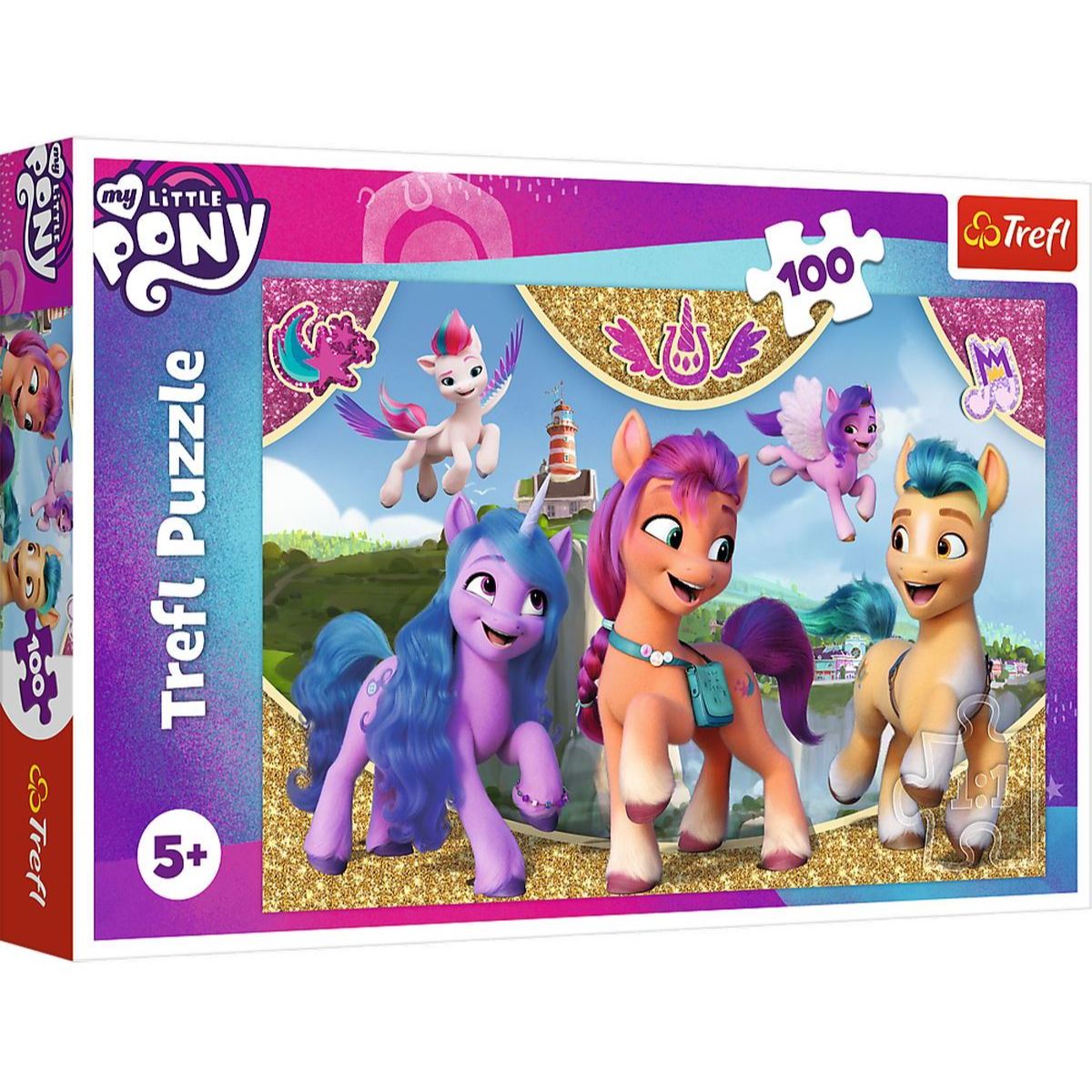 Puzzle Trefl 100 piese, O prietenie colorata, My Little Pony
