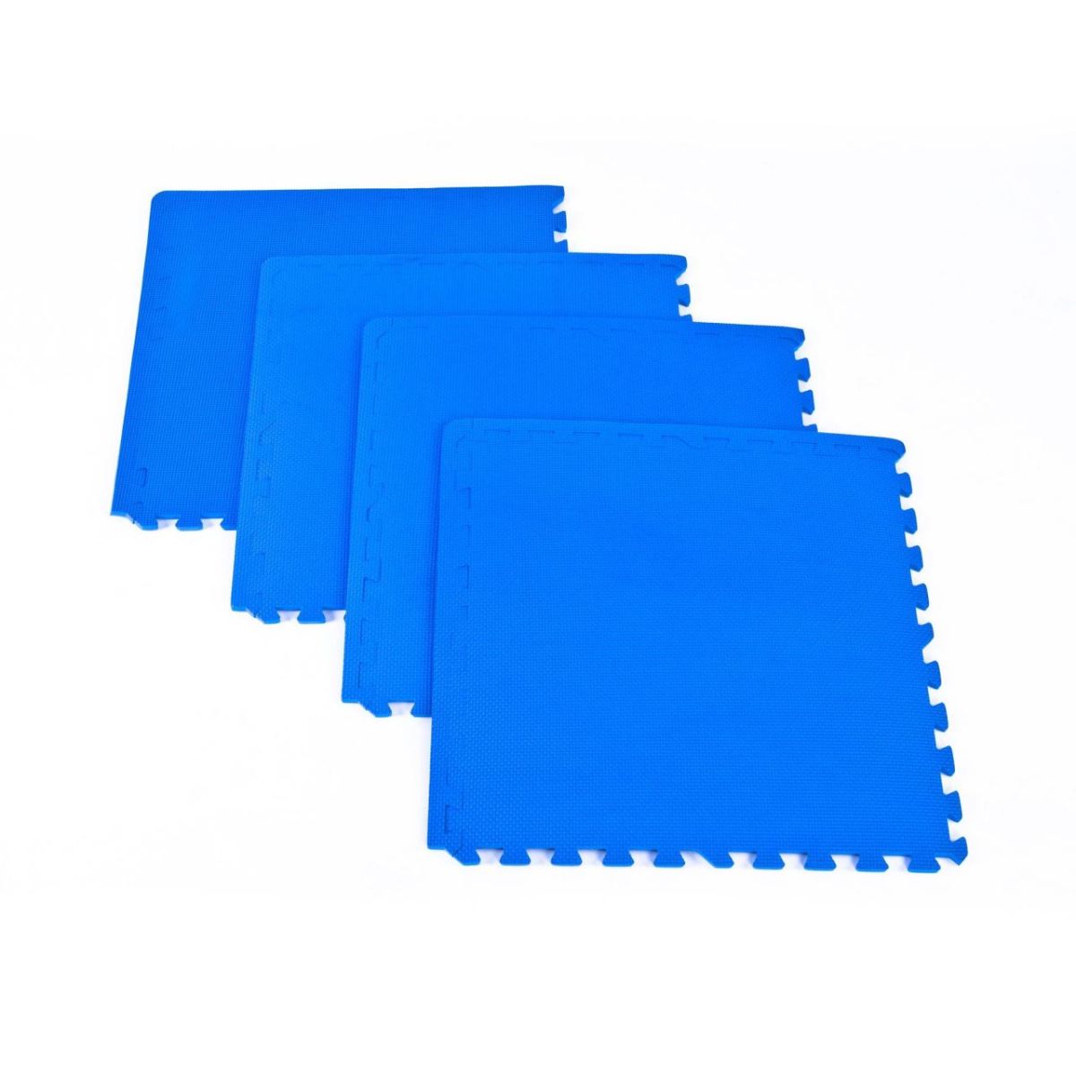 Set 4 covorase puzzle Spokey DHS, 61 cm, Albastru
