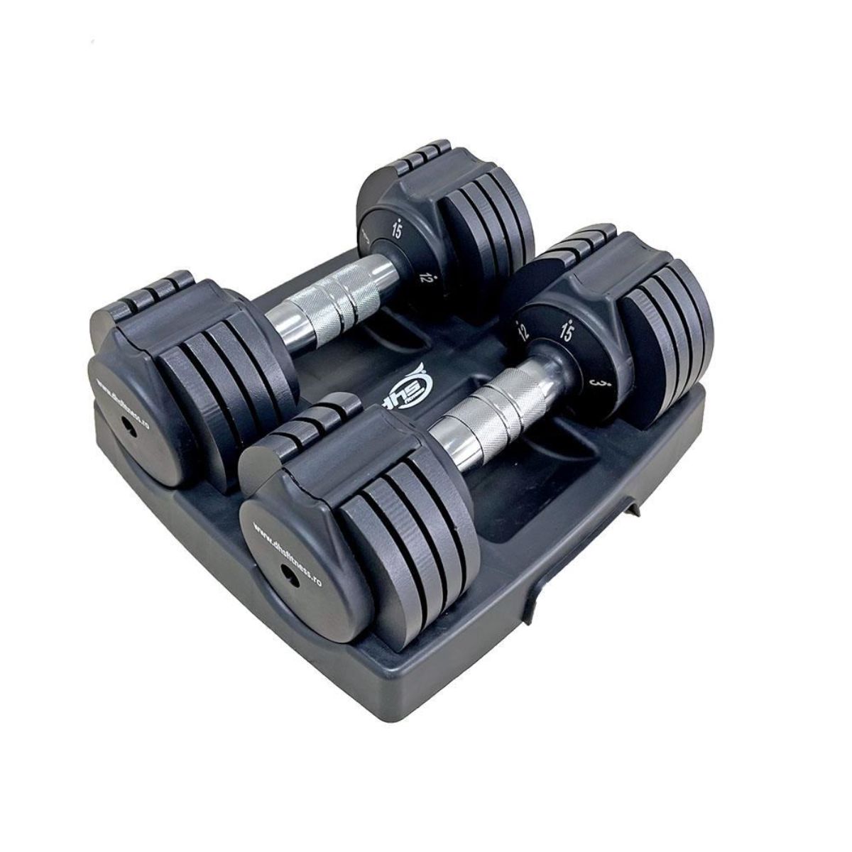Set gantere reglabile, DHS 5013, 2 x 7 kg