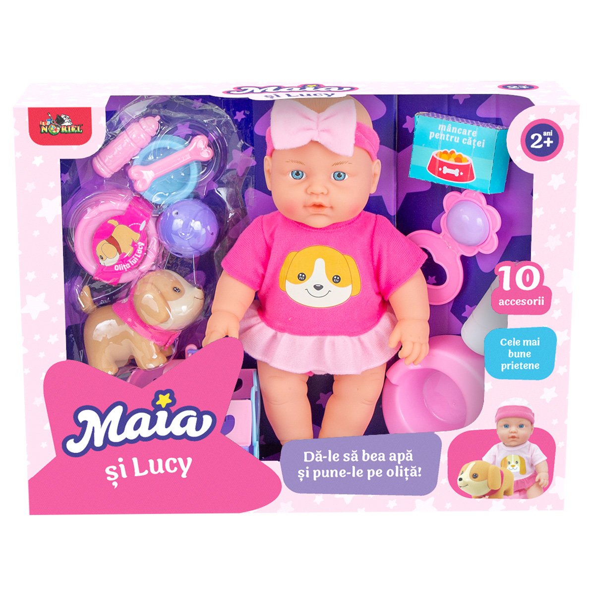 Set Papusa Maia si catelusa Lucy