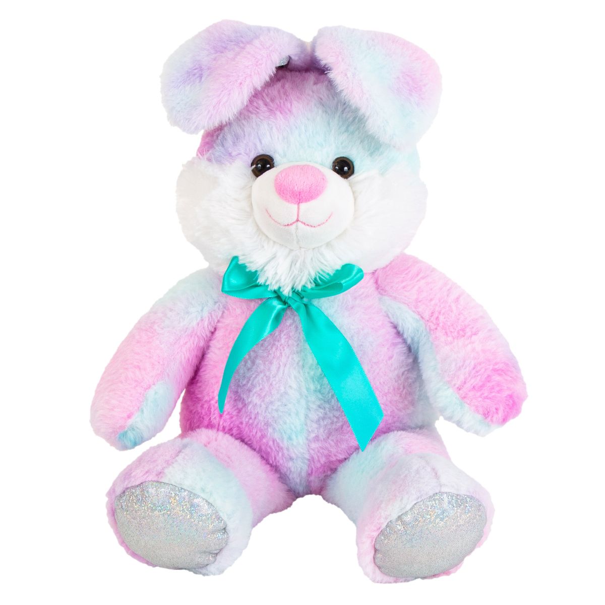 Jucarie de plus, Noriel, Iepure Multicolor 30 cm