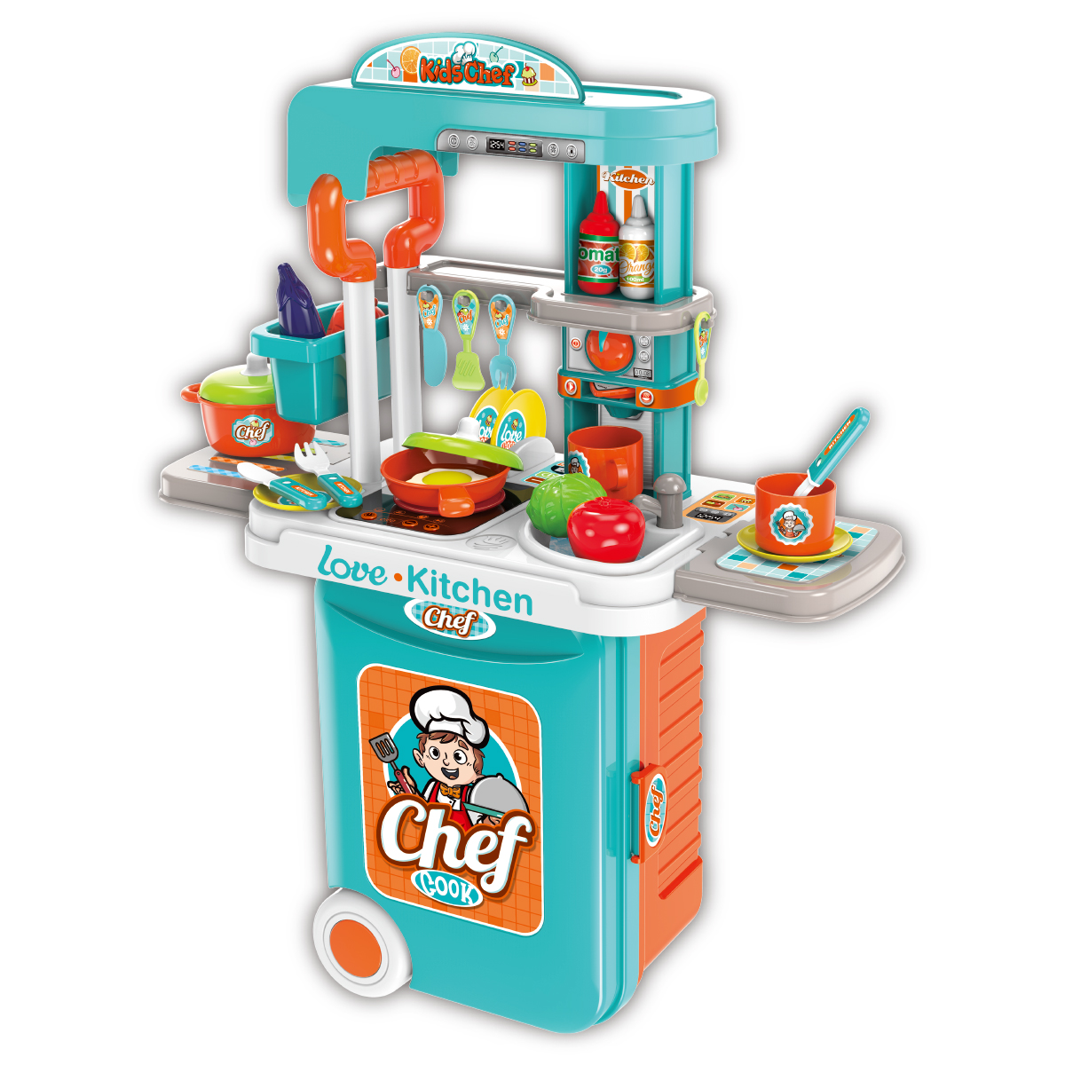 Set de bucatarie, Noriel Kids, troler portabil