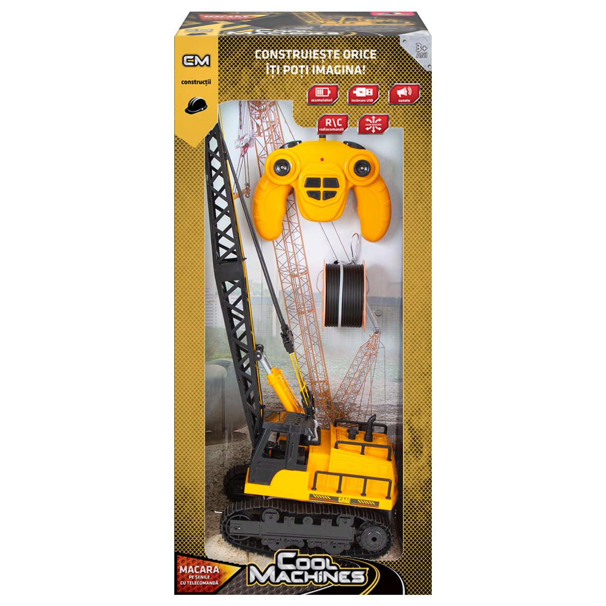 Macara pe senile, cu telecomanda, Cool Machines, 50 cm