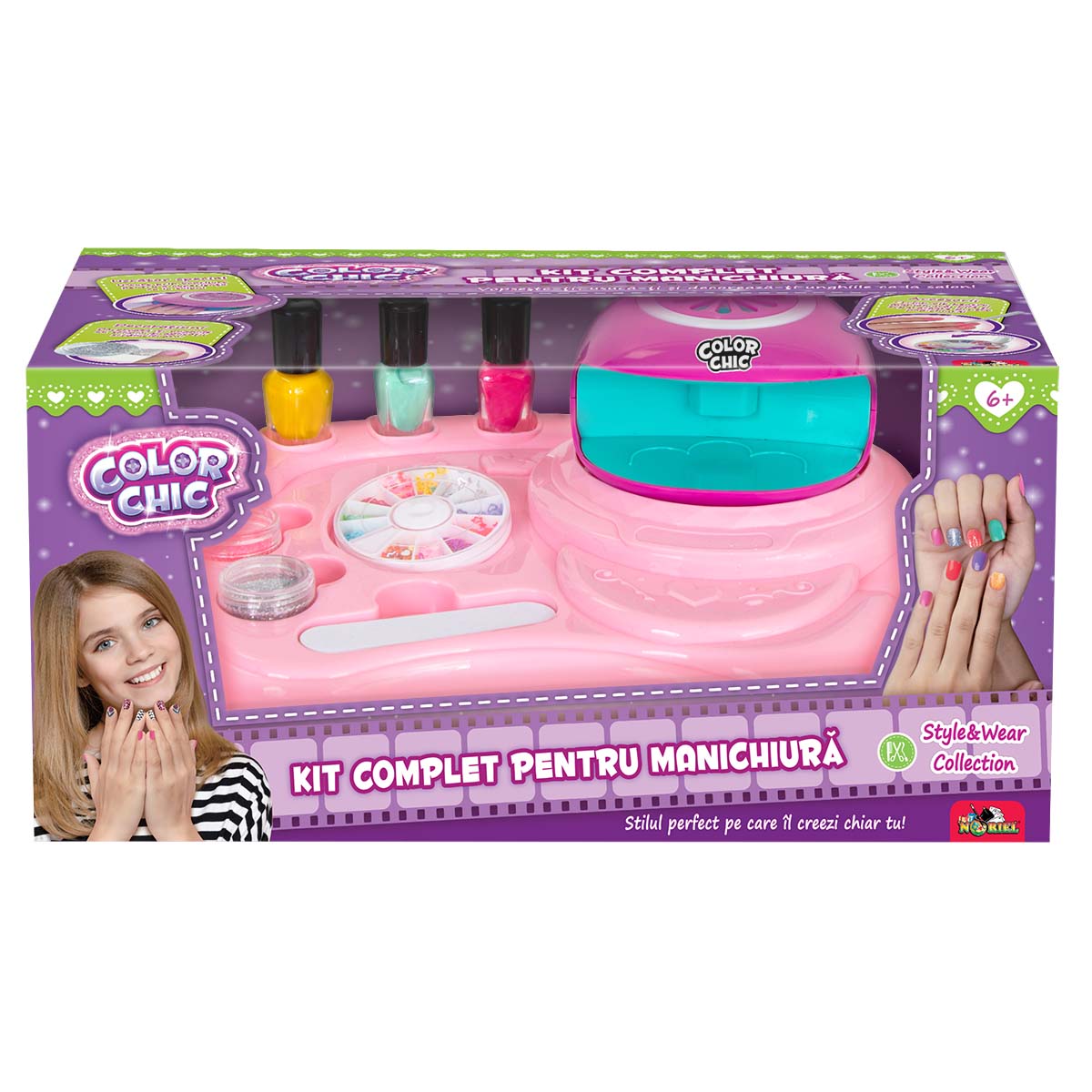 Kit complet pentru manichiura, Color Chic