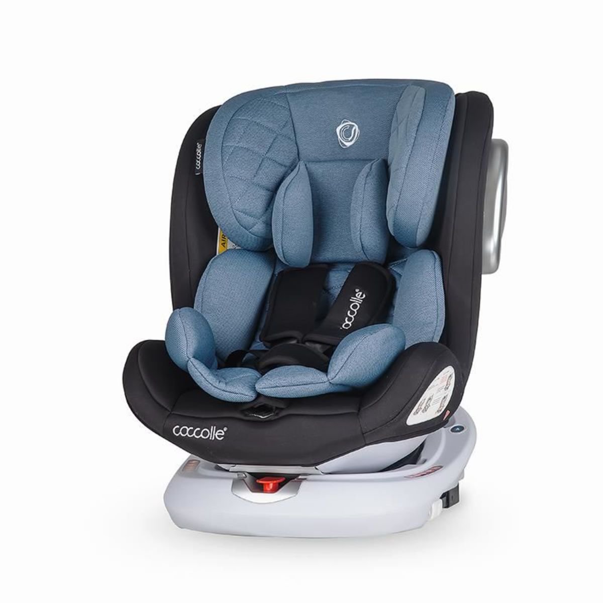 Scaun auto rotativ, Coccolle Lyra, 0-36 kg, Celestial Blue