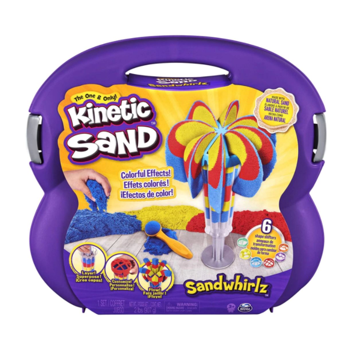 Kinetic Sand, set de joaca, fantana de nisip