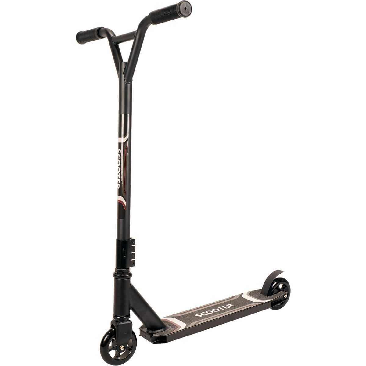 Trotineta extreme Action One, roti aluminiu, Black and White