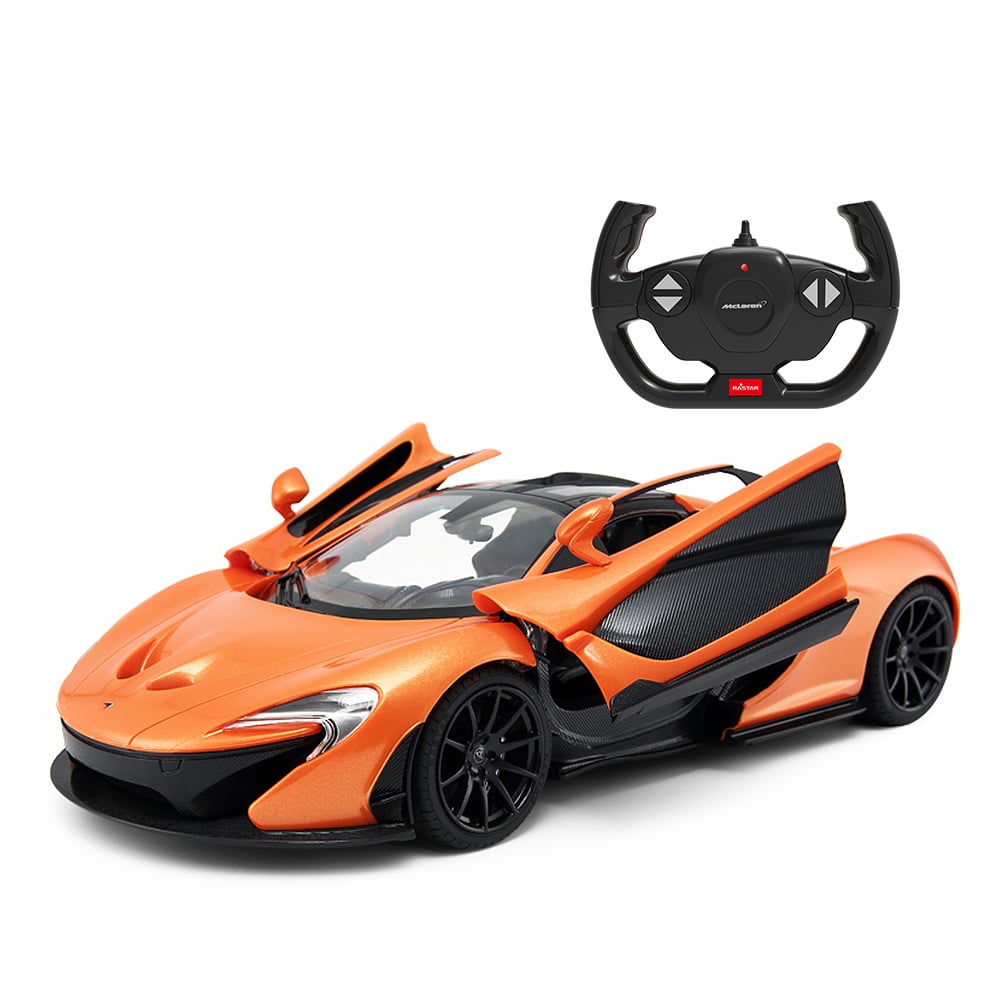 Masinuta cu telecomanda, Rastar, McLaren P1, 1:14, Portocaliu