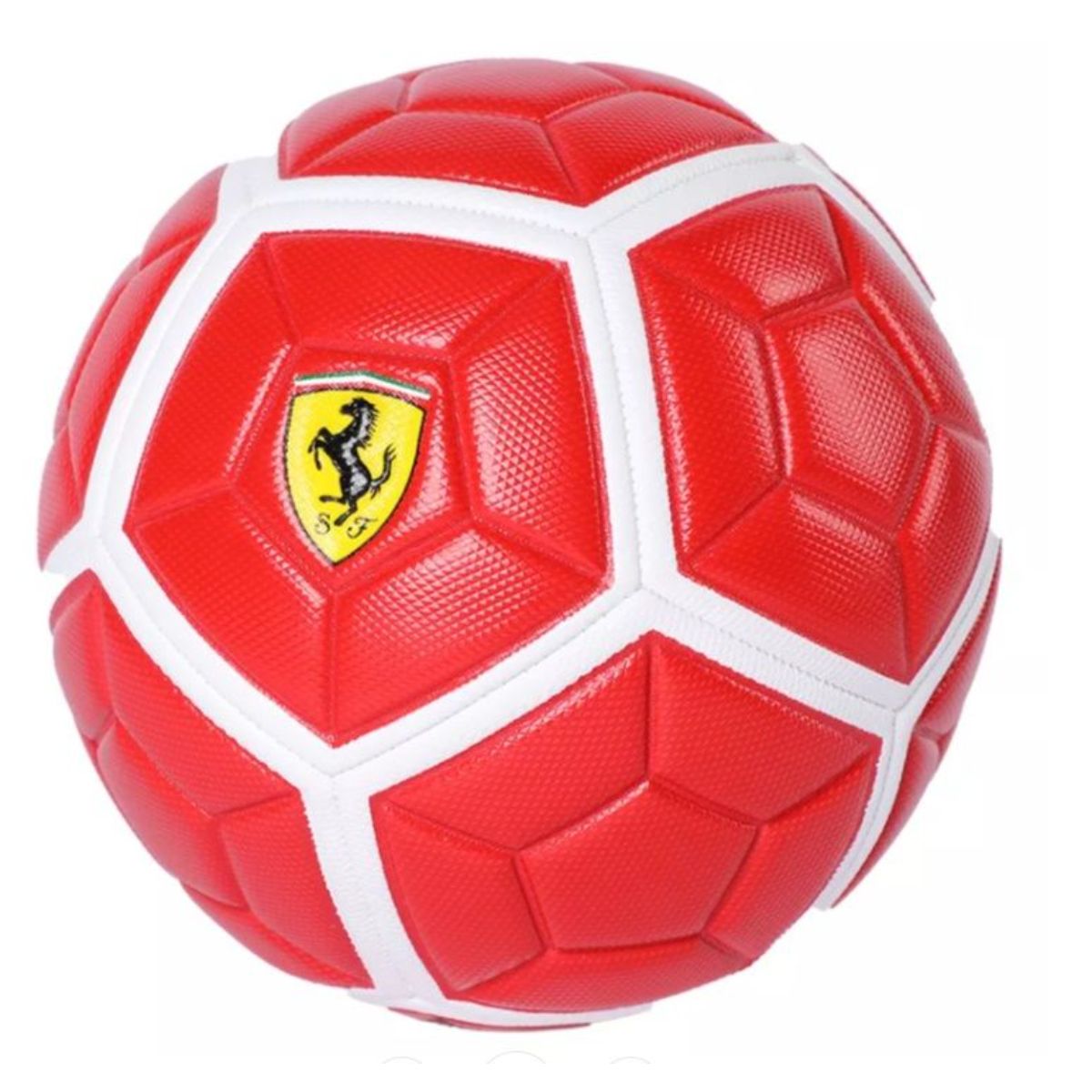 Minge de fotbal Mesuca, Ferrari, 22 cm, Alb