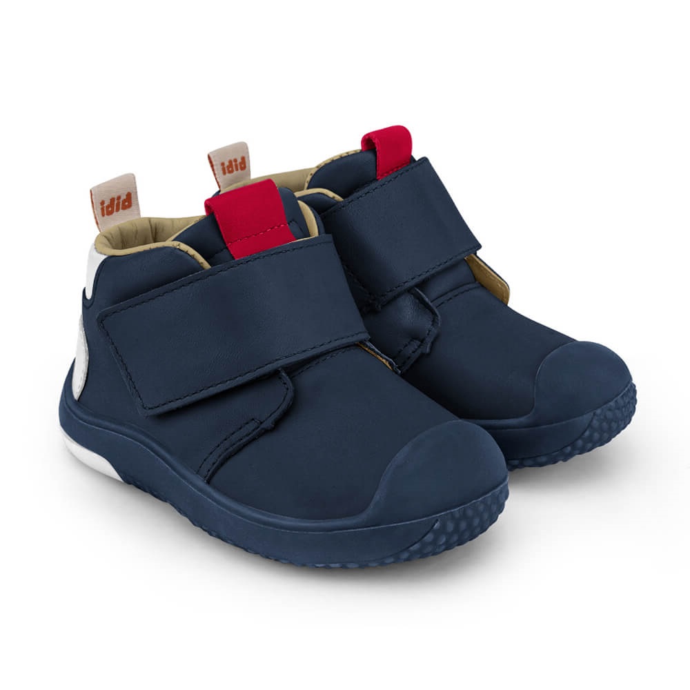 Ghete cu velcro, Bibi Shoes, Prewalker Azul